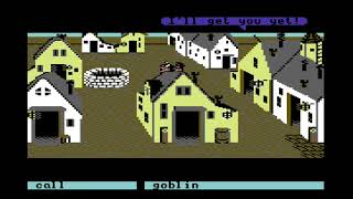 C64 Game: Labyrinth (goblin antics)