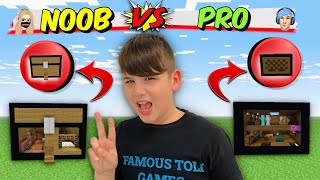 NOOB VS PRO BUILD BATTLE *ΤΙ ΣΠΙΤΙ ΕΦΤΙΑΞΕ ΤΟ NOOBAKI?* FAMOUS GAMES @LetsPlayKristina