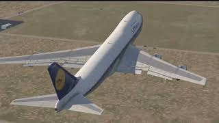 Lufthansa Flight 540 - Crash Animation