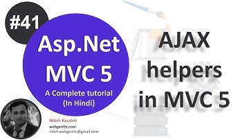 (#41) Ajax helpers in MVC | mvc tutorial for beginners in .net c#
