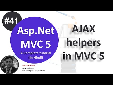 Video: Co jsou pomocníci Ajax v ASP NET MVC?