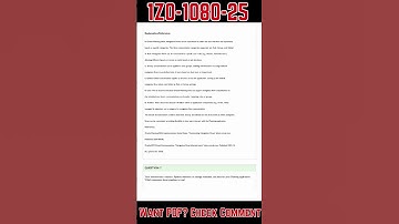 1Z0-1080-25 Sample Exam Questions (Practice Tests)
