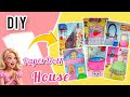 DIY Doll House Step by step🏠 | Paper Doll House  Tutorial😍#papercraft#dollhouse#barbie#diy#paperdoll