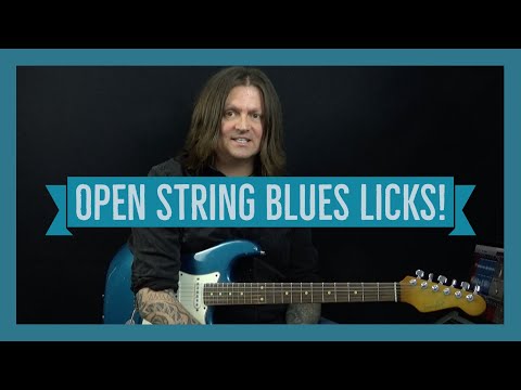 Open String Blues Licks