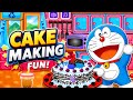 Doraemon Cake Making Game 🎂 | Fun Cooking &amp; Decoration Gameplay🤤