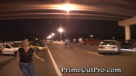 Illegal Street Racing busted by the cops