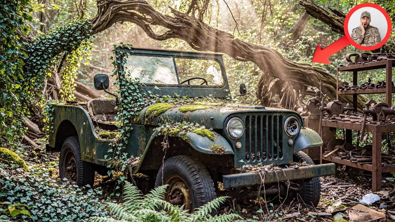 😱 1943 Willys MB Jeep Restoration 🇺🇸 ! Abandoned to Legendary