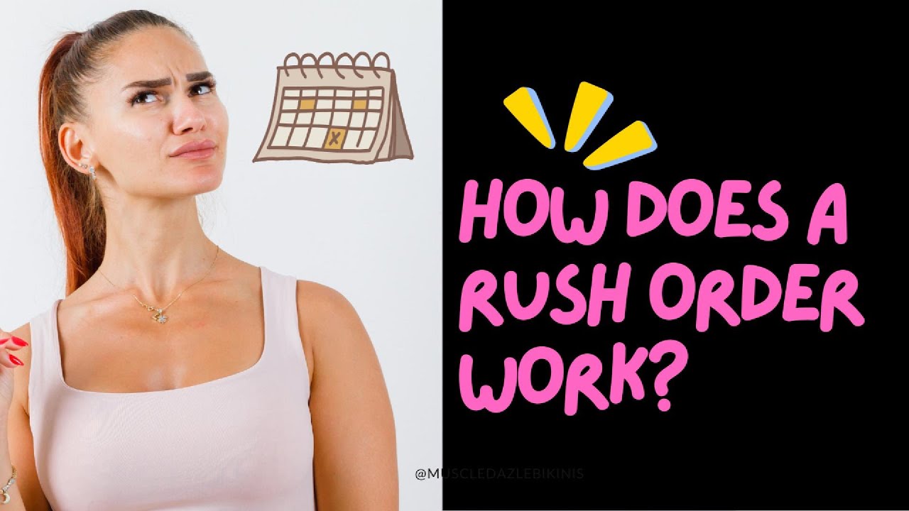 Rush Order Example How does a rush order work? - YouTube