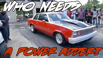 WHO NEEDS A POWER ADDER WHEN YOU GOT A SMALL BLOCK LIKE THIS?