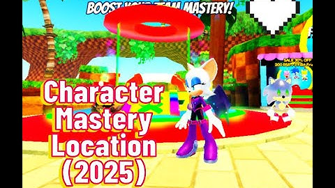 Character Mastery Location (2025) | Sonic Speed Simulator
