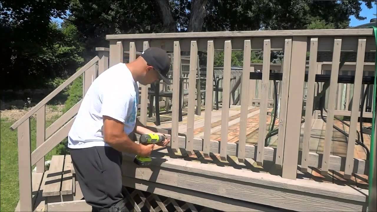 Using Screws Instead Of Nails For A Deck - YouTube