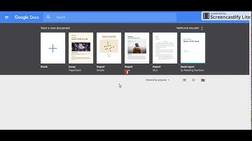 2 Minute Tech Video- Google Docs adding Columns