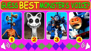 Guess Monster Voice Siren Head, Zoonomaly, Skibidi Thomas, Spider Thomas Coffin Dance