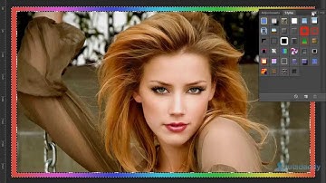 Photoshop Tutorial : Creating Photo Border Using Marquee Tool in Photoshop CS6