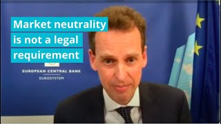 Market neutrality is not a legal requirement – Frank Elderson