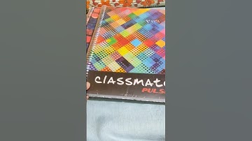 Classmate  Pulses 6 subject  spiral notebook.Best notebook  for  students.  #classmate #bestnotebook