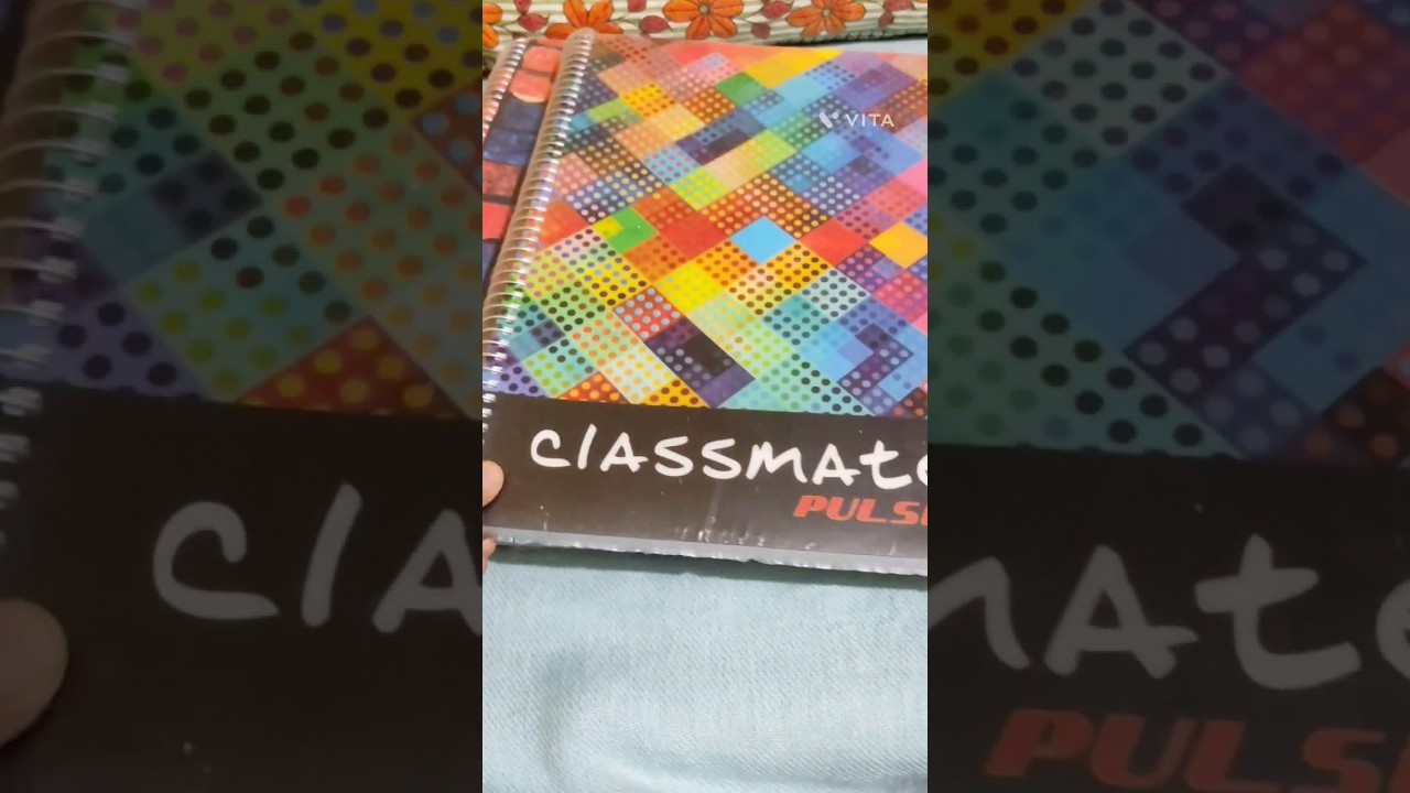 Classmate  Pulses 6 subject  spiral notebook.Best notebook  for  students.  