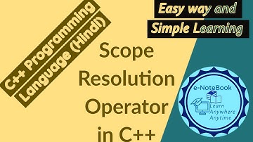 Scope Resolution Operator in C++