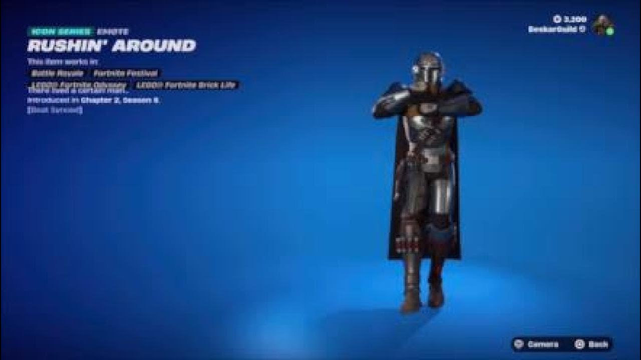 Fortn Rushing Fortnite Rushin' Around Emote! - YouTube