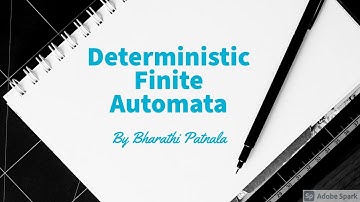 Deterministic Finite Automata(DFA) by Bharathi Patnala