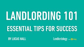 Webinar: Landlording 101 (Dec 15, 2015) Essential Tips for being a Successful Rental Manager, Cozy