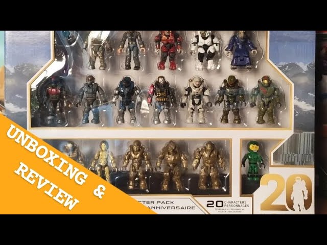 Mega Construx HALO - 20 Anniversary pack UNBOXING & REVIEW en