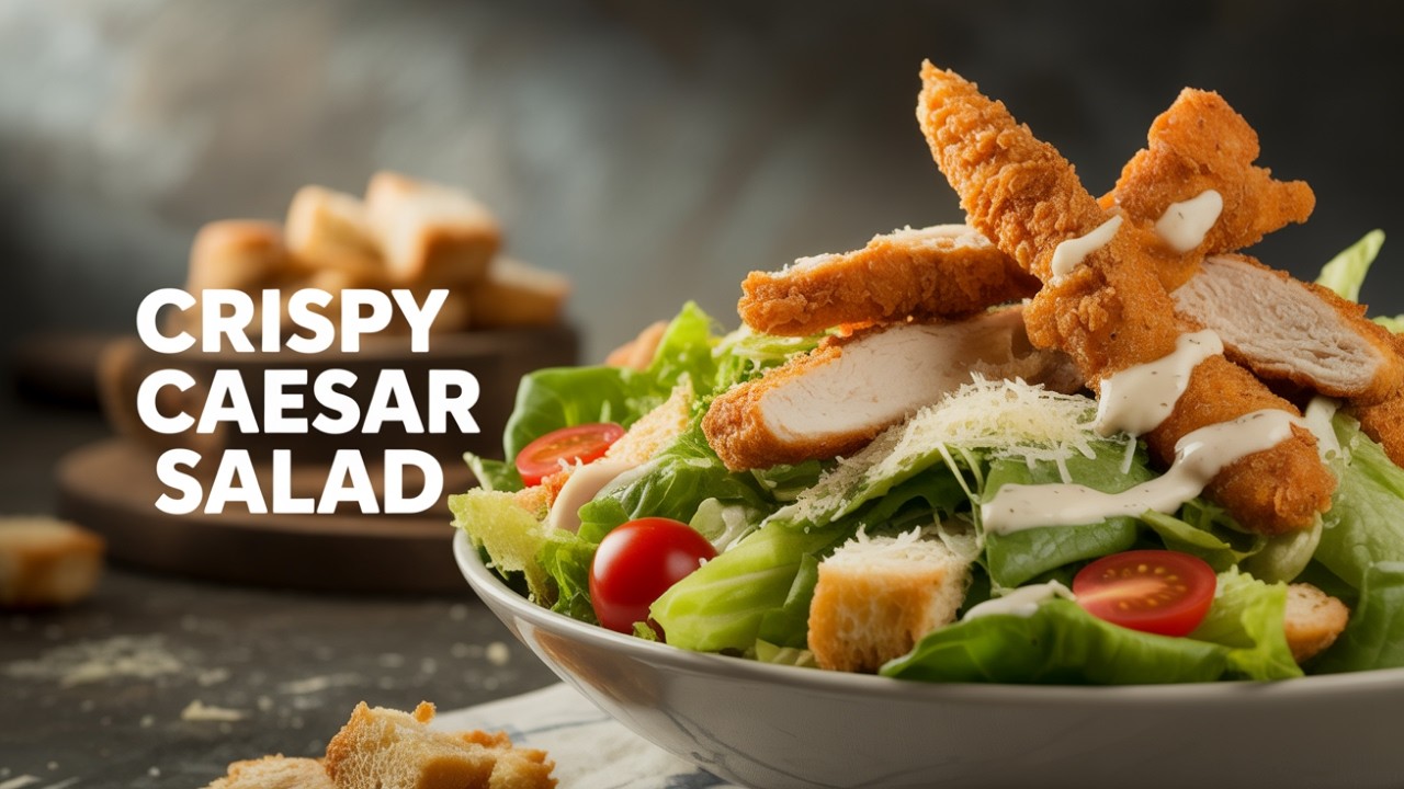 Идеально хрустящий салат «Цезарь» с курицей каждый раз!