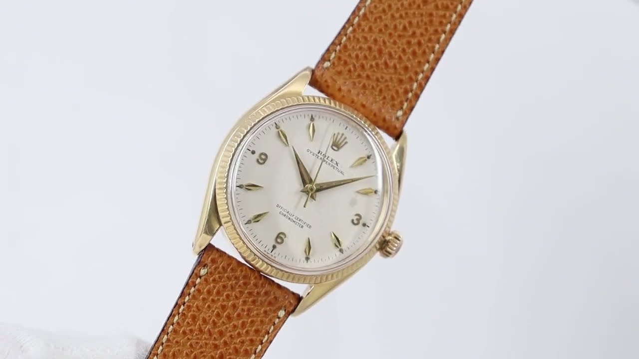 ロレックス オイスターパーペチュアル Ref.6567 18KYG