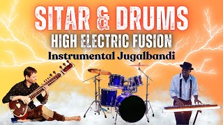 🎶 Rhythmic Harmony | Instrumental Jugalbandi, Sitar Drums Piano: Indian Fusion Music #DiscoRaga