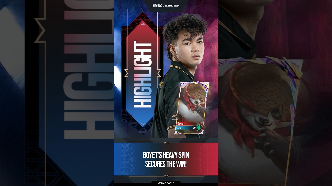 Boyet's Heavy Spin secures the WIN!😵‍💫