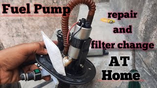 bajaj pulsur Rs 200 (fuel pump filter change)