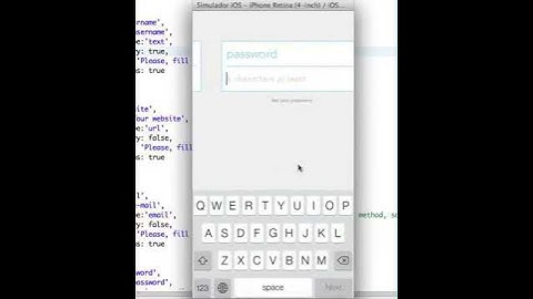 Sign up UX pattern for Titanium Alloy