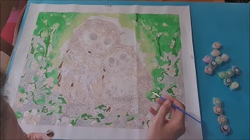 Time-lapse of Painting by Numbers #AD