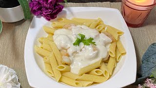 وصفة پاستا سريعة مع خطوات تحضير ألذ صلصة بيشاميل sauce béchamel