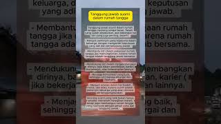 Tanggung Jawab Suami Dalam Rumah Tangga