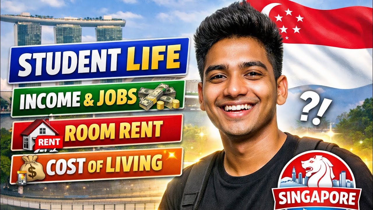 Singapore 🇸🇬 Me Student Life Kaisi Hai? | Income, Rent & Job Reality 
