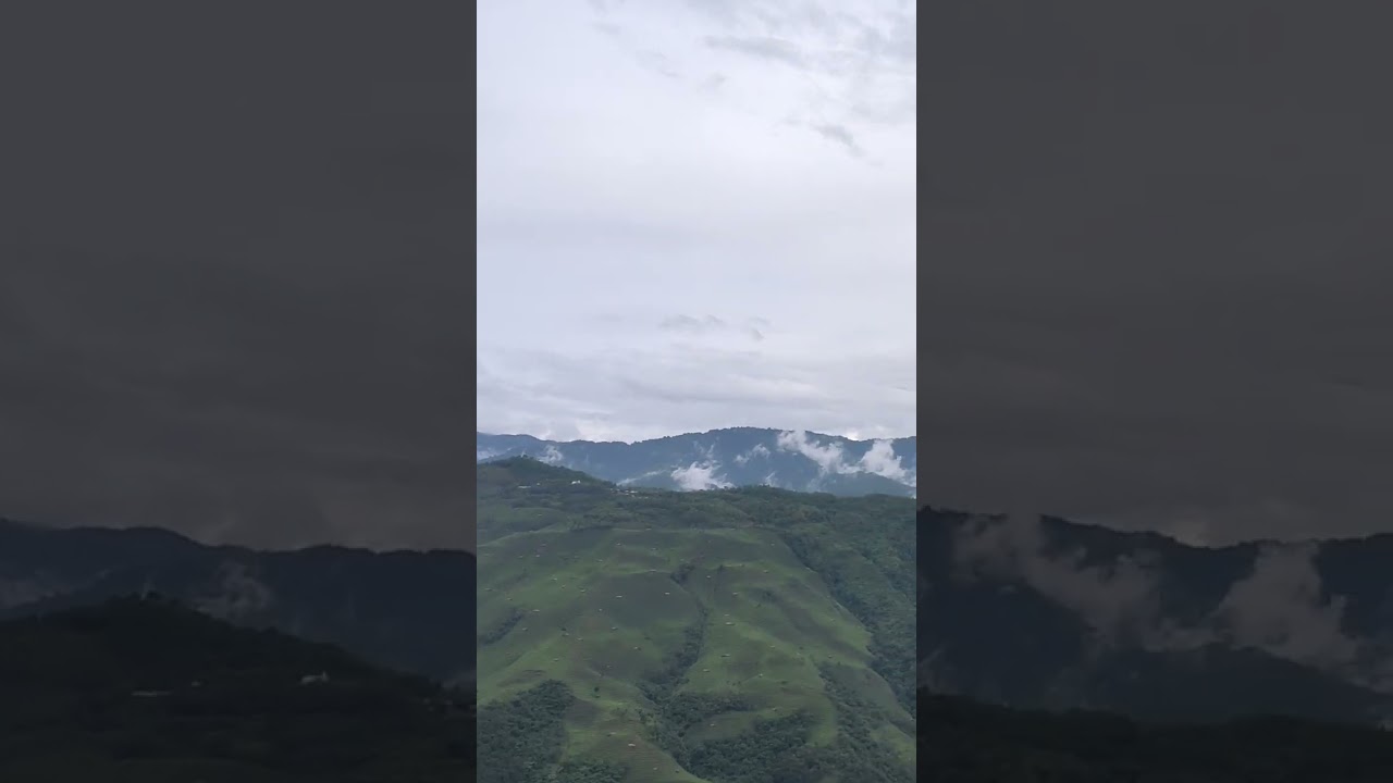 Beautiful view of Burma Border Range from Hongkong Range🇧🇫🇮🇳❤