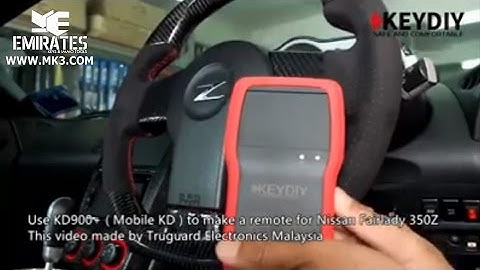 " WWW.MK3.COM " USE KD900+MOBILE KD  MAKE REMOTE NISSAN FAIRLADY 350Z MADE BY TRUGUARD ELECTRONICS