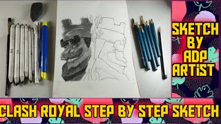 Clash Royal | Step By Step Drawing Sketch | ADP Artist screenshot 2