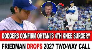 Friedman Exposes The Pain Ohtani Hid All Playoffs! "Far Worse Than We Imagined"