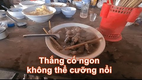 Chợ Phiên ngày Chủ nhật ăn thắng cố Mèn mén Ẩm thực Đồng Văn Hà Giang