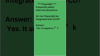 : Playwright Interview Question #18