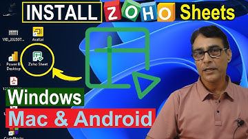 🔥Install ZOHO Sheets Desktop & Laptop for Windows | Zoho Sheets Download Easily