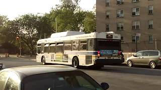 Bee-Line Bus: NABI 40LFW Hybrid 294 Route 20 Bus on 205th Street, The Bronx