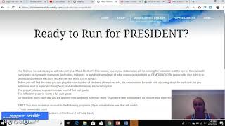 Mock Election Instructions