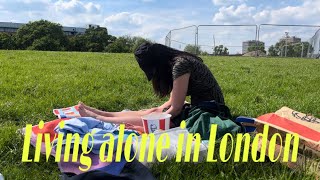 Living alone in London l Summer bbq party, picnic, working in london, a week in my life vlog