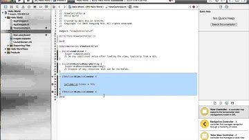 Hello World Xcode 6 iOS 8 tutorial -- Part 2