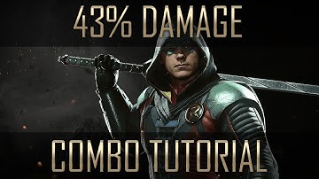 Injustice 2 INSANE Robin combo tutorial