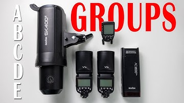 Godox & Flash GROUPS | Understanding how to use them