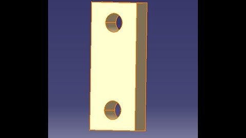 Mechanical Crosshead Assembly | Cover Plate Part Modeling in CATIA | Step by Step